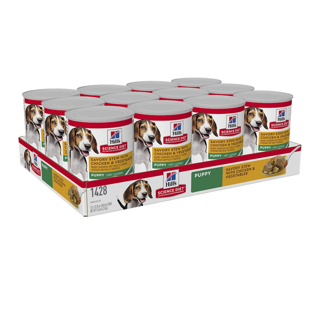 Hill's Science Diet Savory Stew Puppy Chicken & Vegetable Wet Dog Food