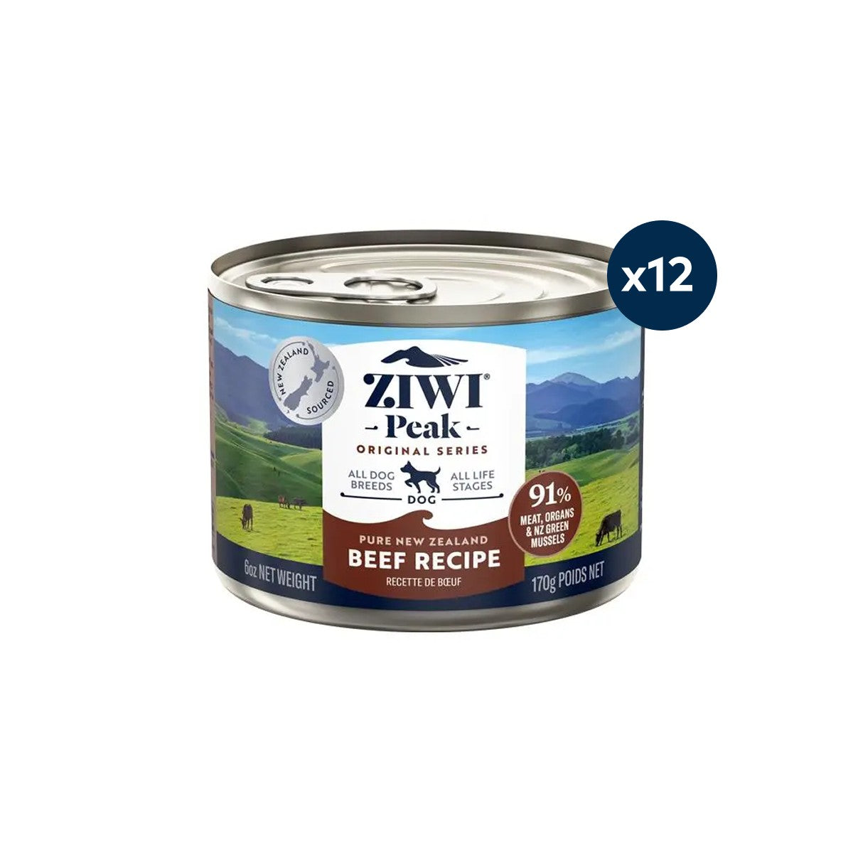 Ziwi Peak Beef Recipe Wet Dog Food