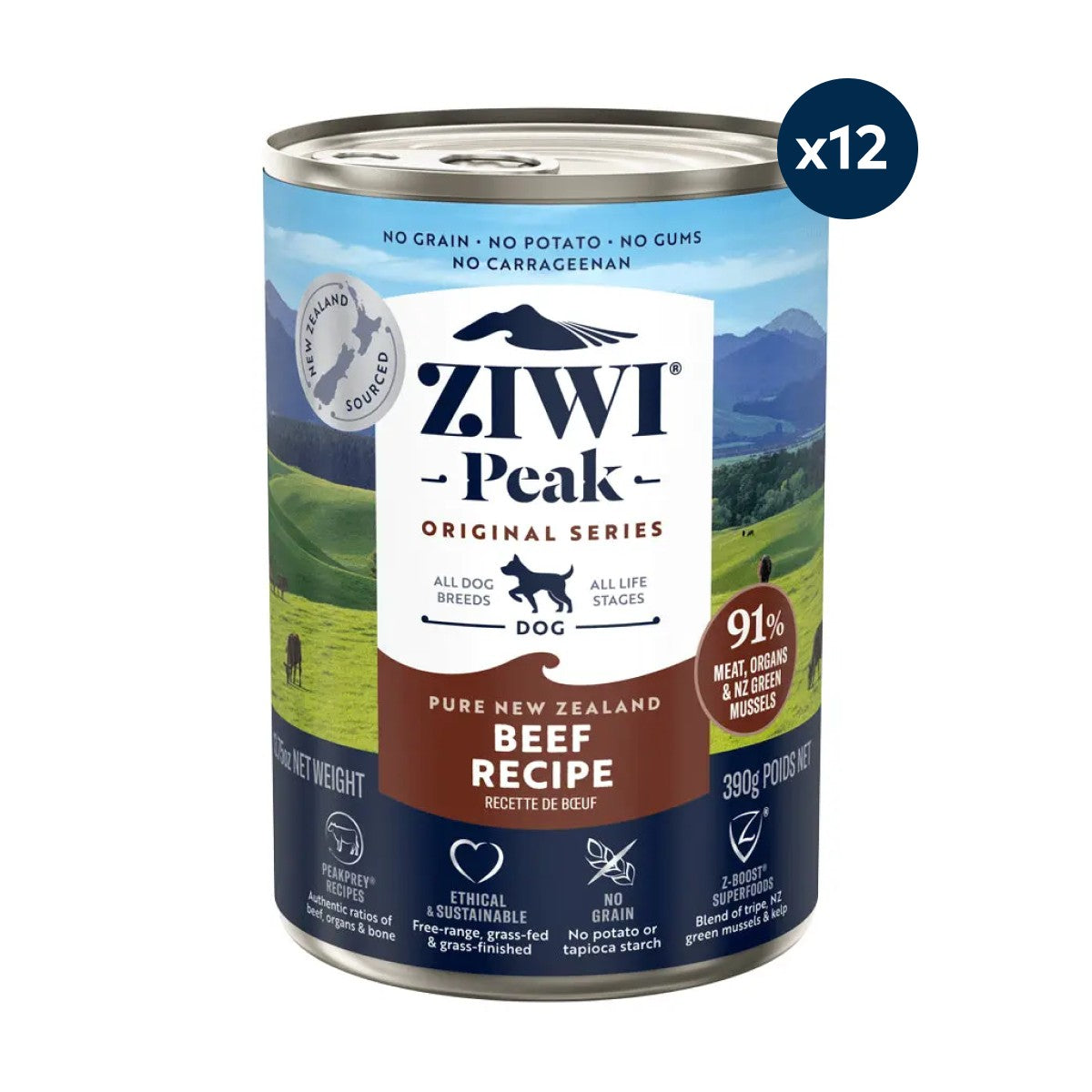 Ziwi Peak Beef Recipe Wet Dog Food