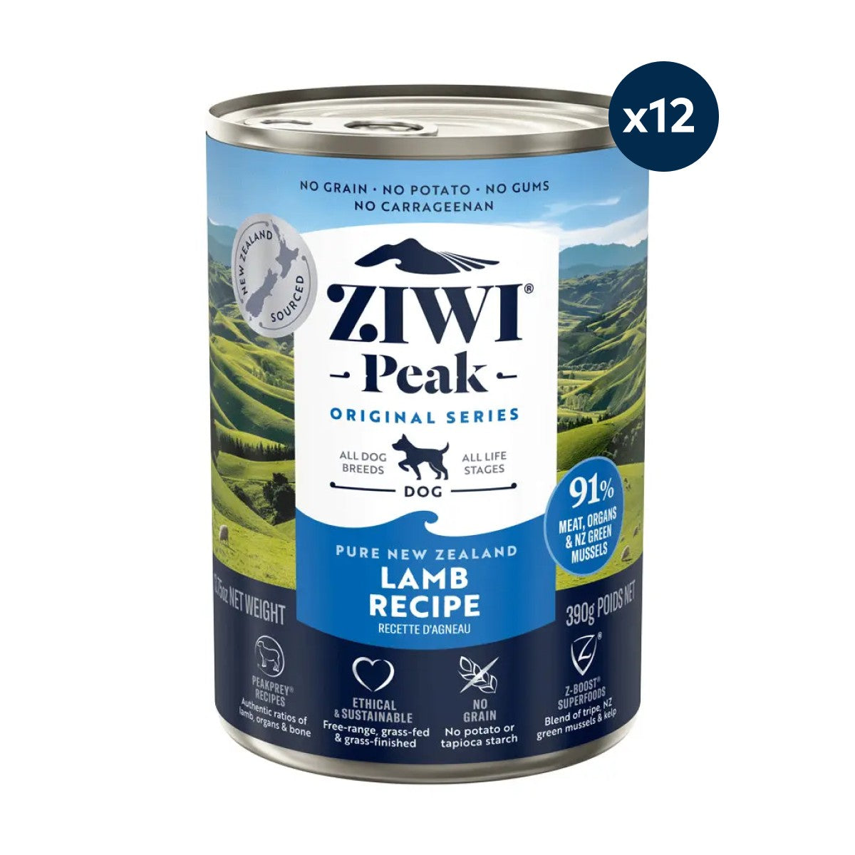 Ziwi Peak Lamb Recipe Wet Dog Food