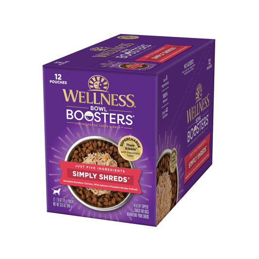Wellness Core Simply Shreds Chicken, Salmon & Pumpkin Wet Dog Food