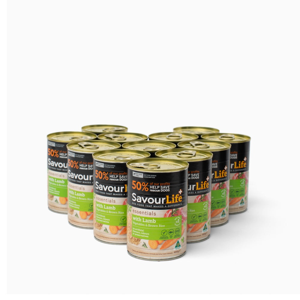 SavourLife Essentials Lamb with Vegetables & Rice Wet Dog Food 400g