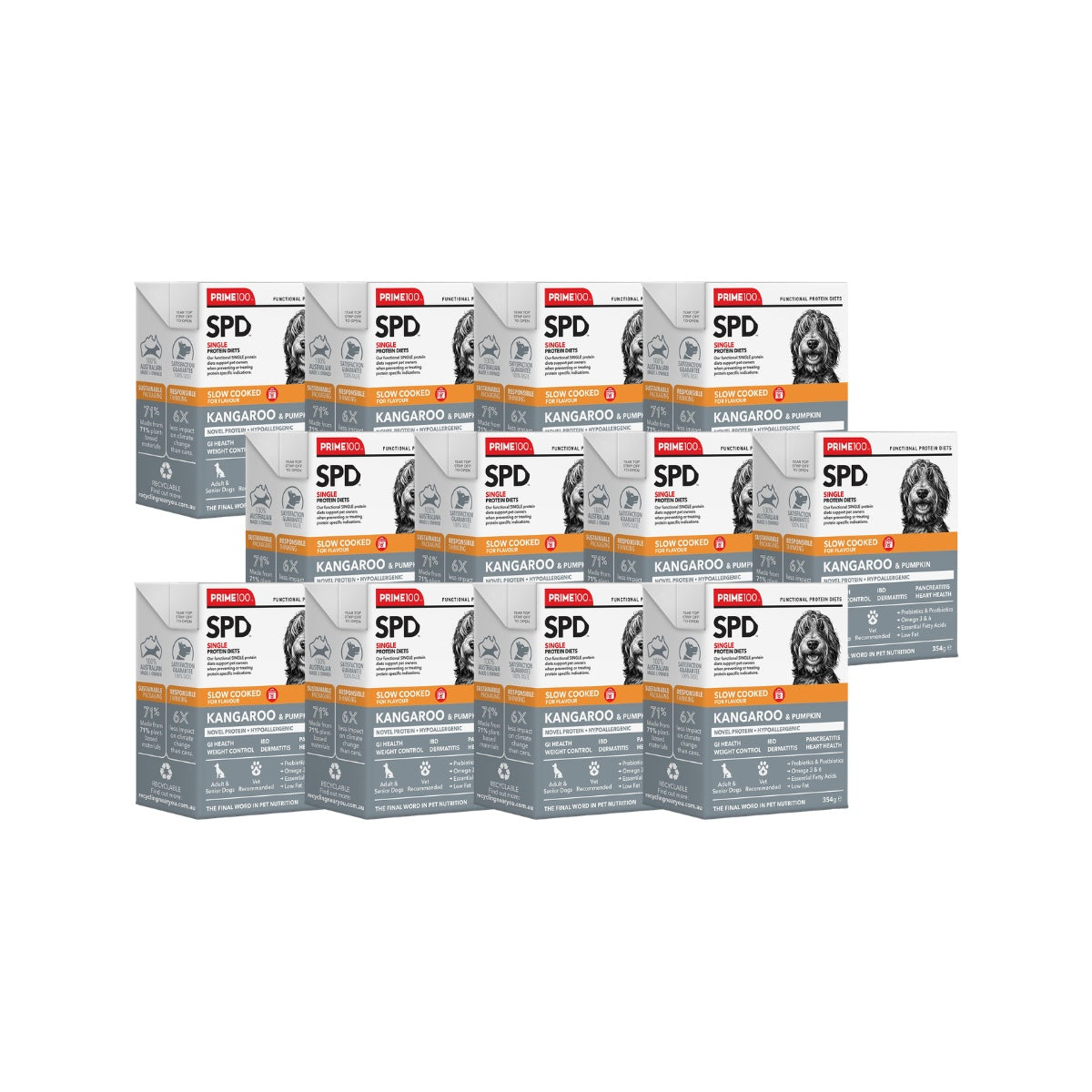 Prime100 SPD Slow Cooked Kangaroo & Pumpkin Wet Dog Food