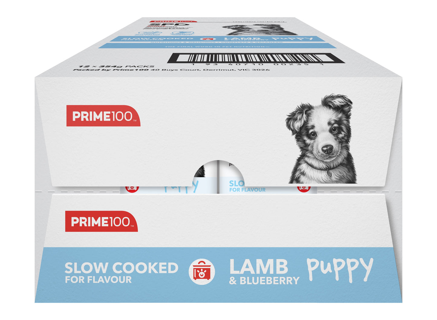 Prime100 SPD Slow Cooked Lamb and Blueberry Puppy Wet Dog Food