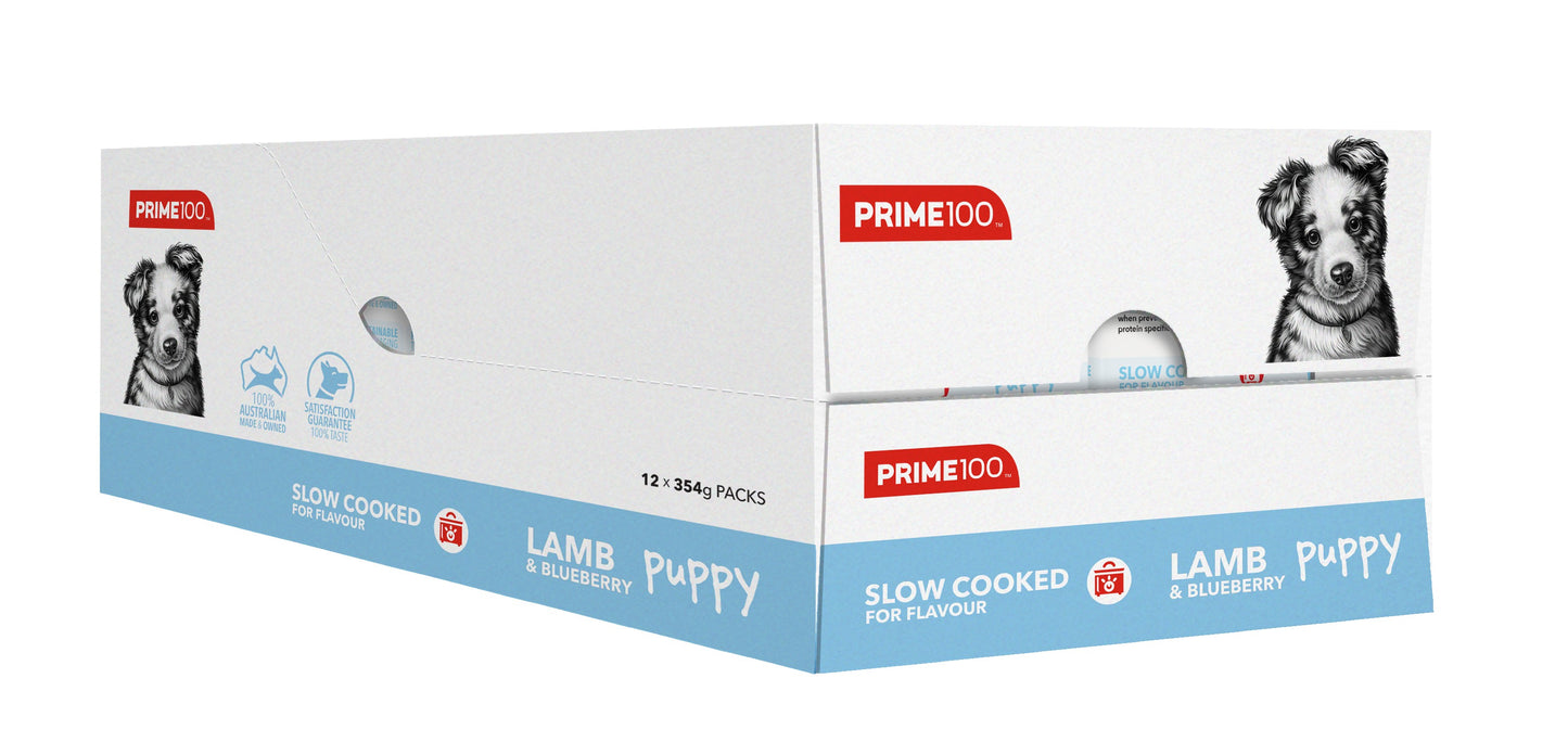 Prime100 SPD Slow Cooked Lamb and Blueberry Puppy Wet Dog Food