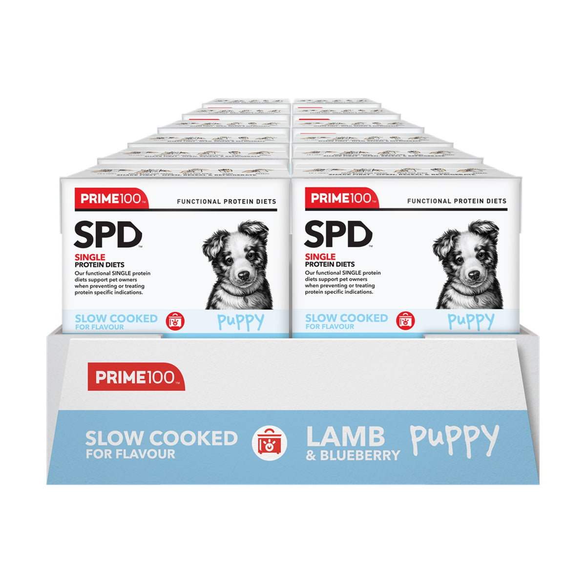 Prime100 SPD Slow Cooked Lamb and Blueberry Puppy Wet Dog Food