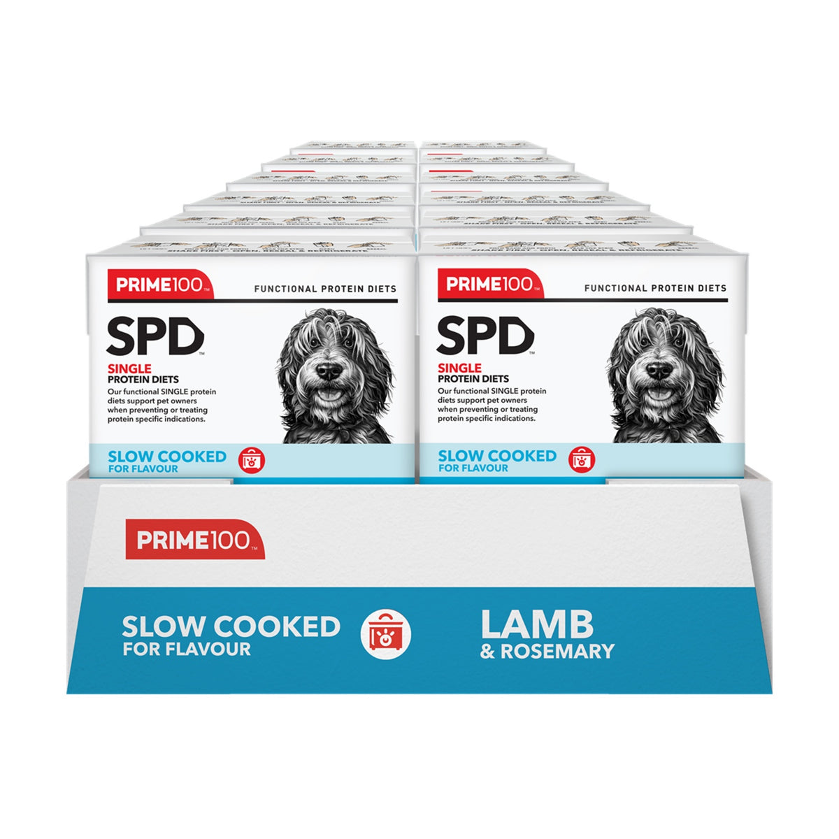 Prime100 SPD Slow Cooked Lamb & Rosemary Wet Dog Food