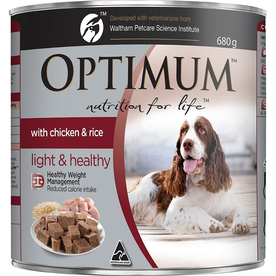 Optimum Weight Management Chicken and Rice Wet Dog Food