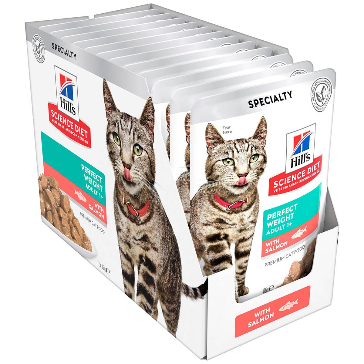 Hill's Science Diet Perfect Weight Adult Salmon Wet Cat Food