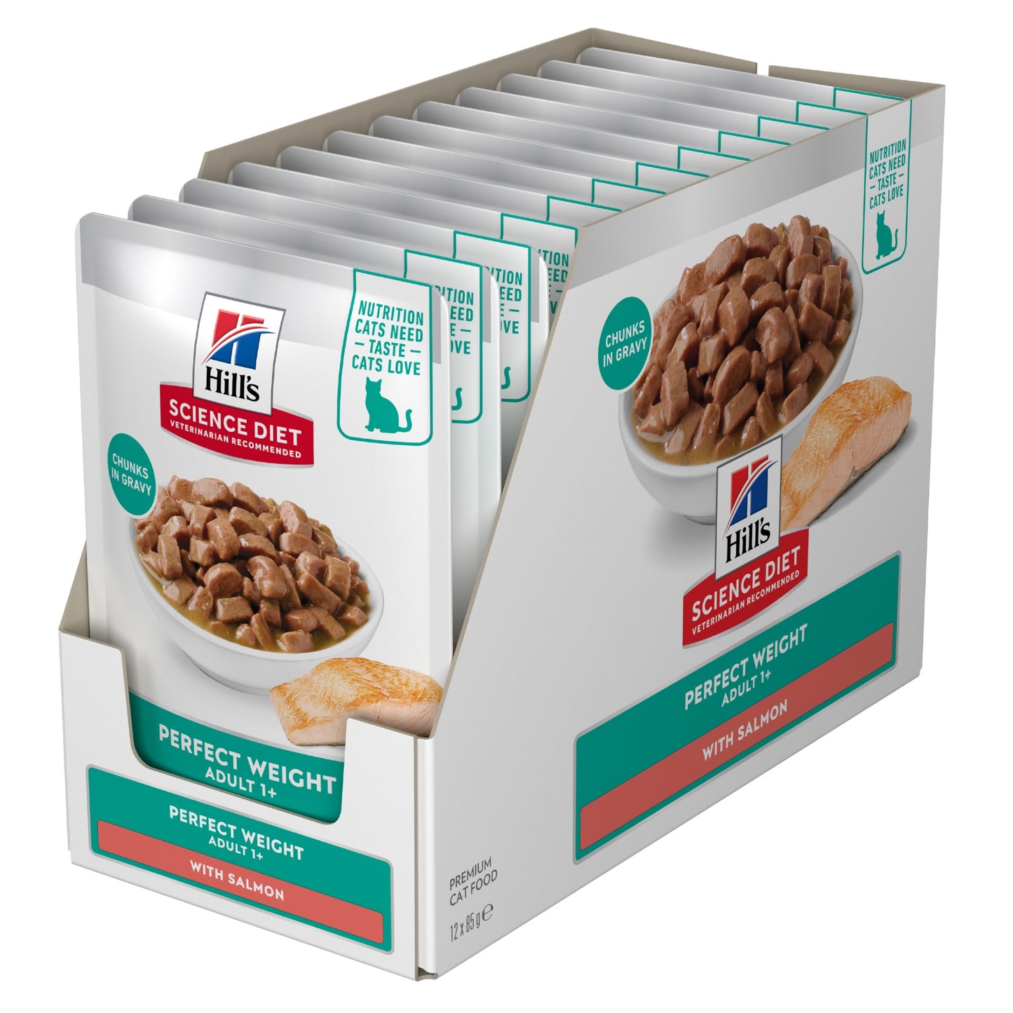 Hill's Science Diet Perfect Weight Adult Salmon Wet Cat Food
