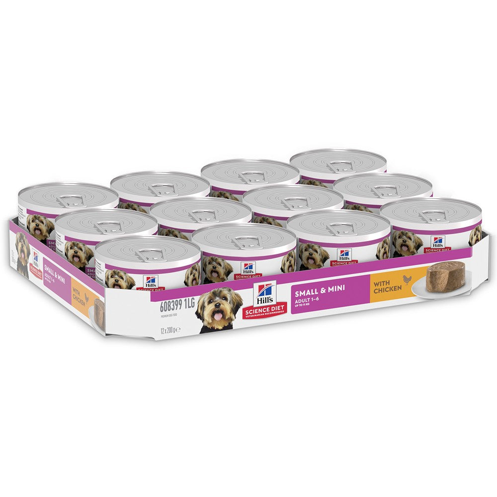 Hill's Science Diet Adult Small & Mini with Chicken Canned Wet Dog Food