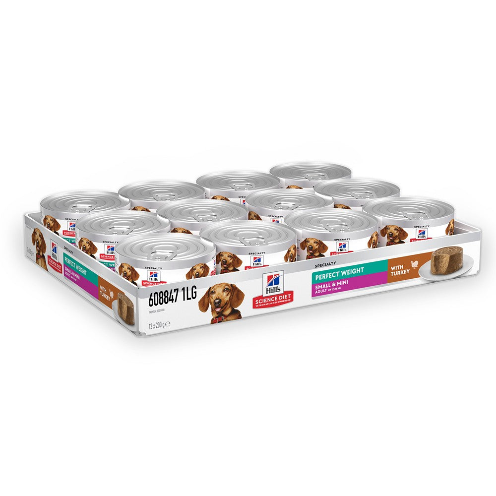 Hill's Science Diet Perfect Weight Small & Mini with Turkey Canned Dog Food