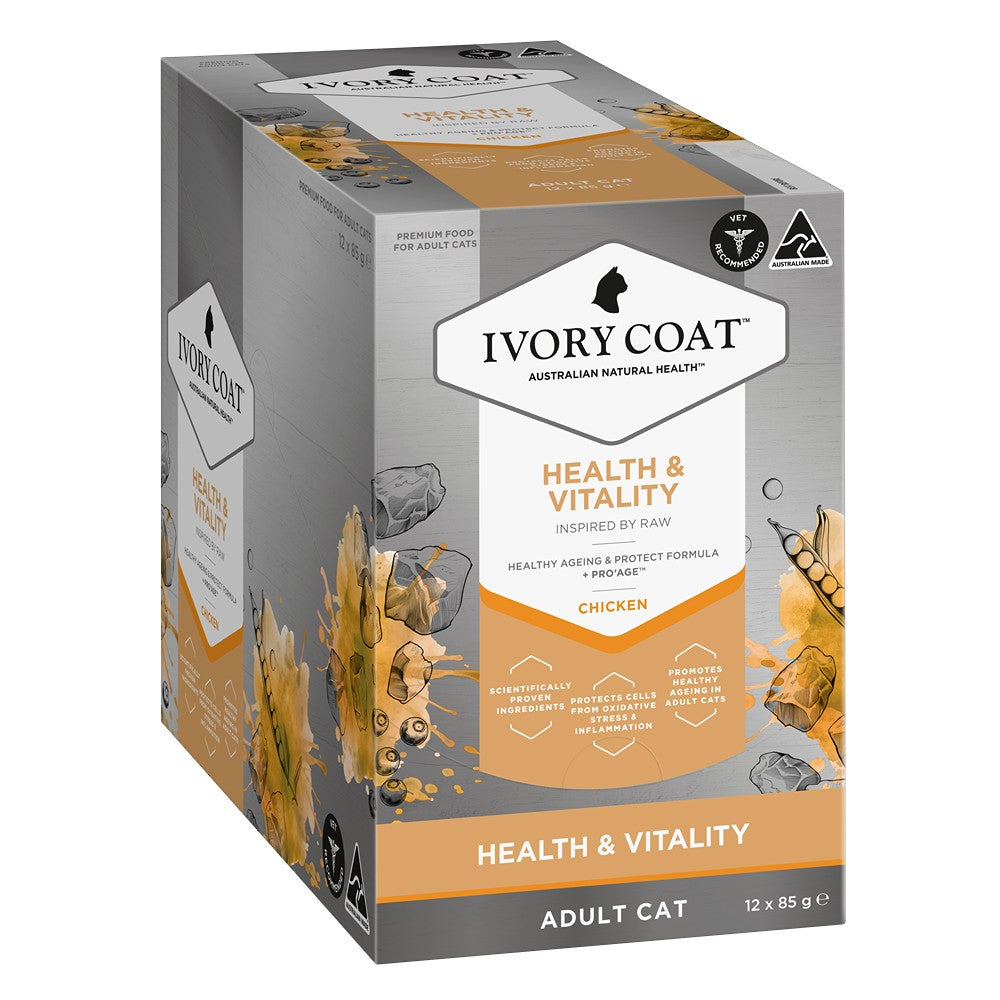 Ivory Coat Inspired by Raw Health & Wellbeing Wet Cat Food
