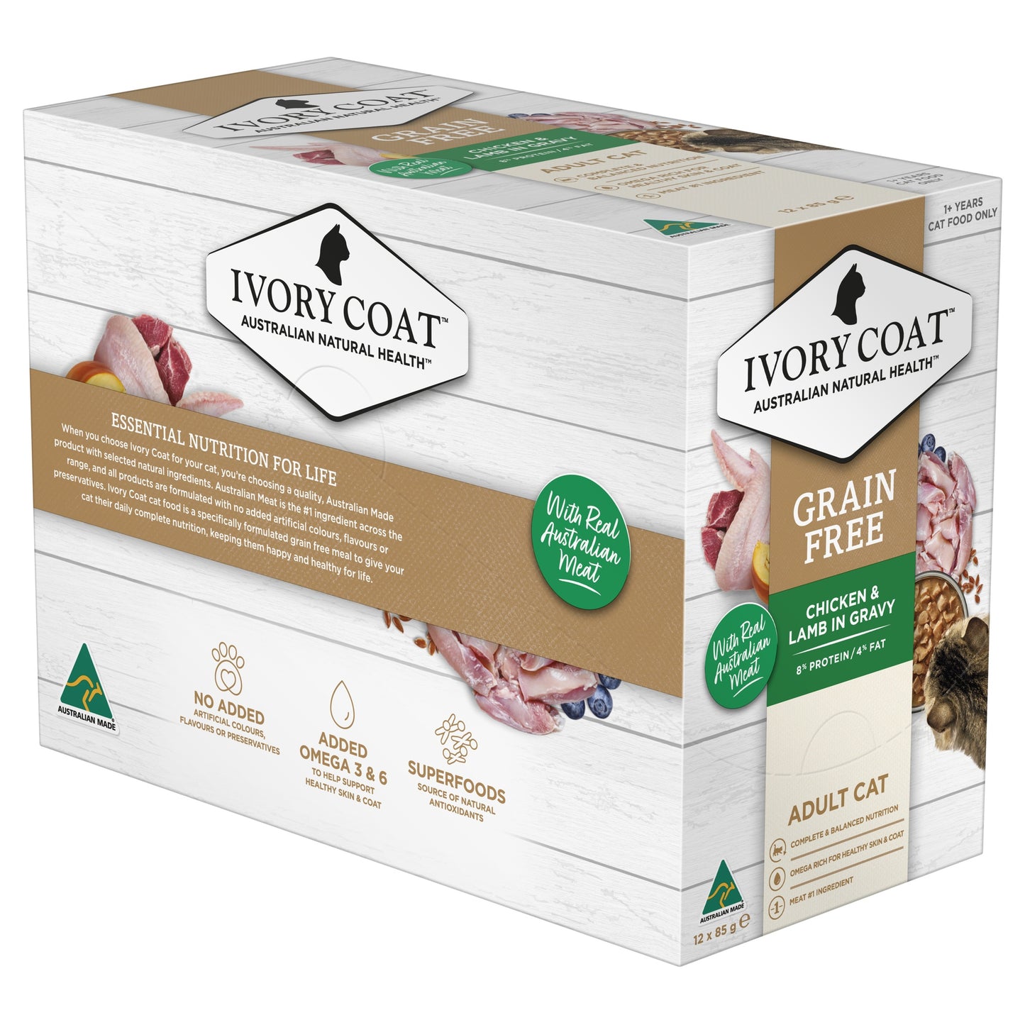 Ivory Coat Adult Chicken with Lamb Wet Cat Food