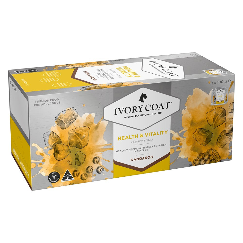 Ivory Coat Inspired by Raw Health & Vitality Wet Dog Food