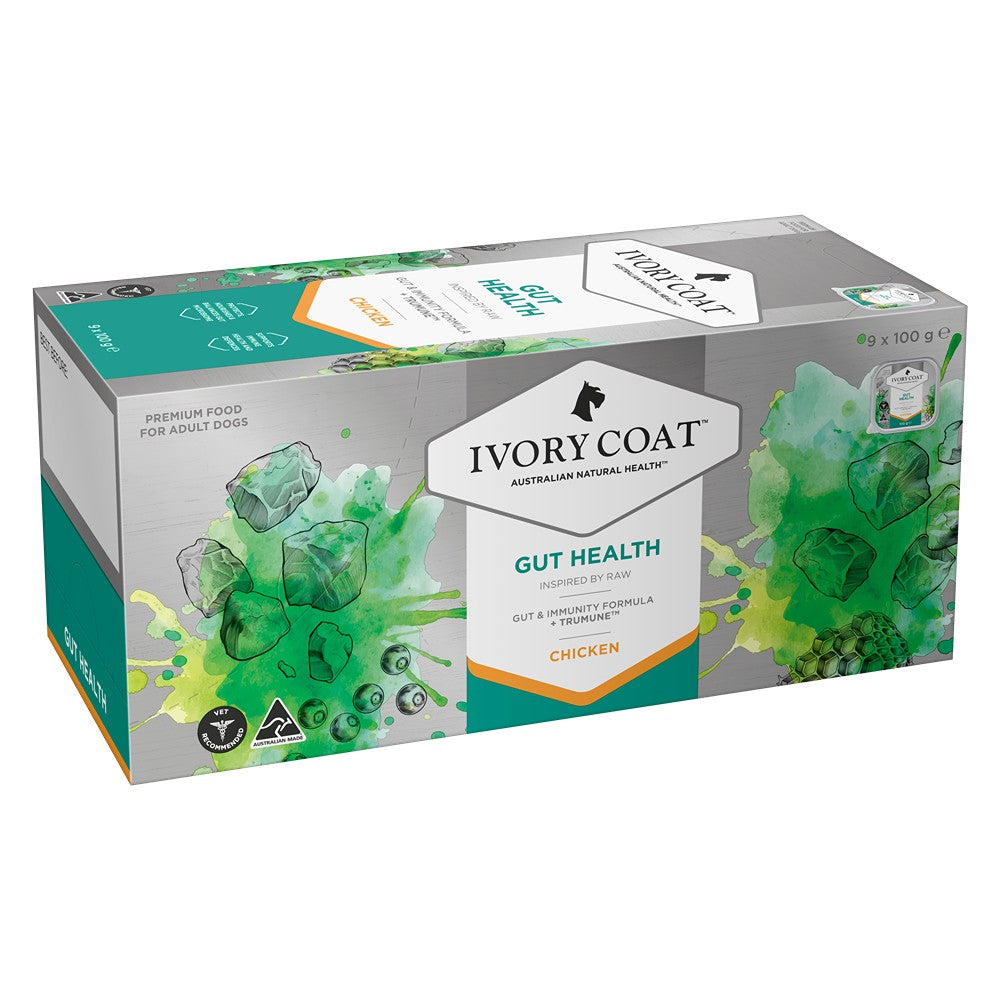 Ivory Coat Inspired by Raw Gut Health Wet Dog Food