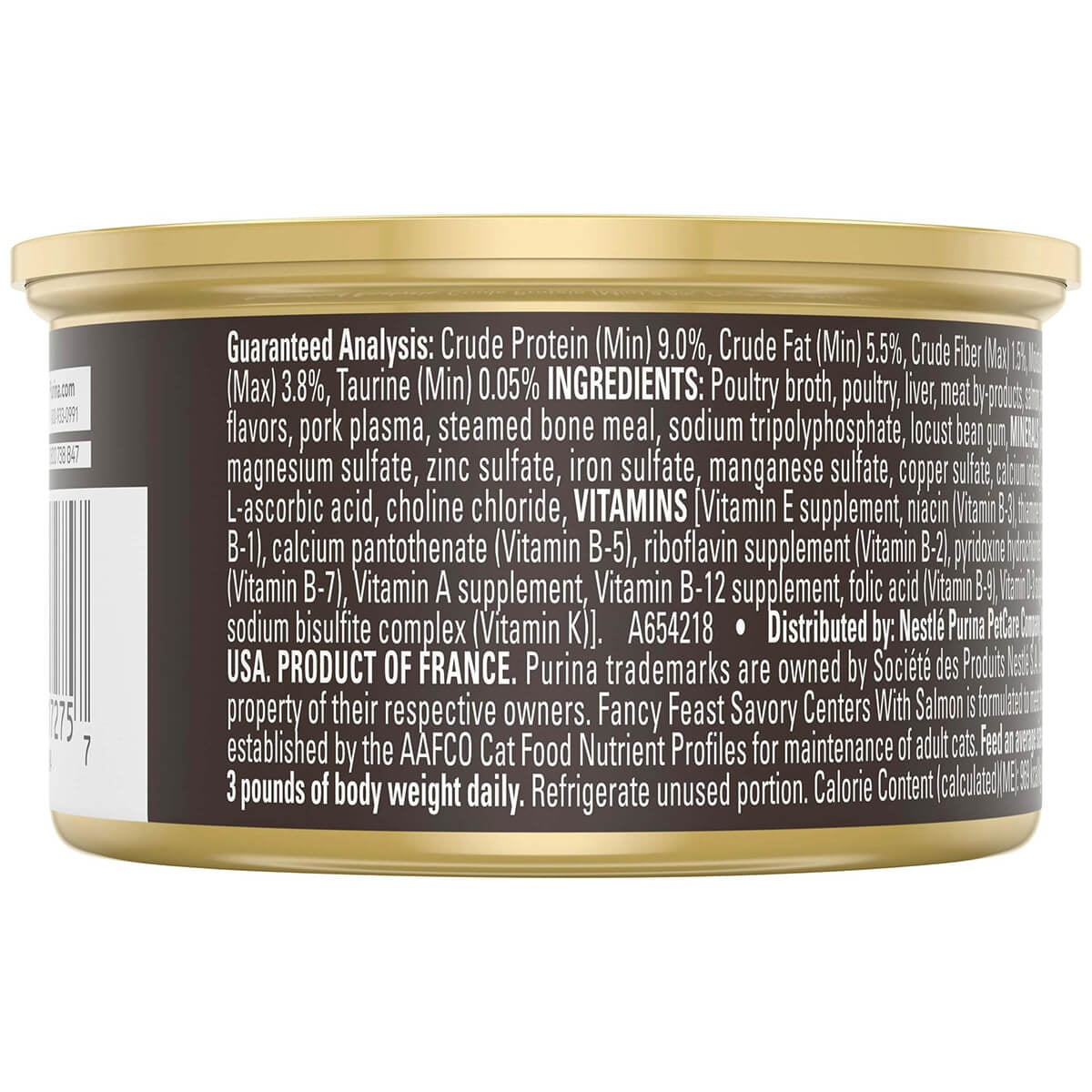 Fancy Feast Savory Centers Pate with Salmon & Gourmet Gravy Center Wet Cat Food 85g