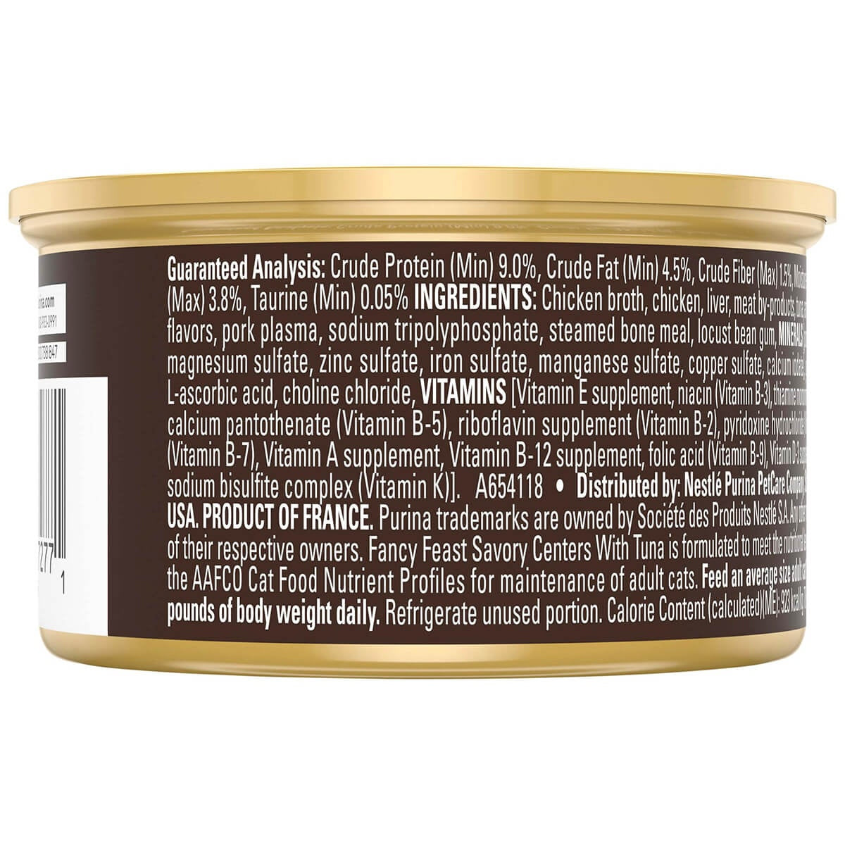 Fancy Feast Savory Centers Pate with Tuna & Gourmet Gravy Center Wet Cat Food 85g
