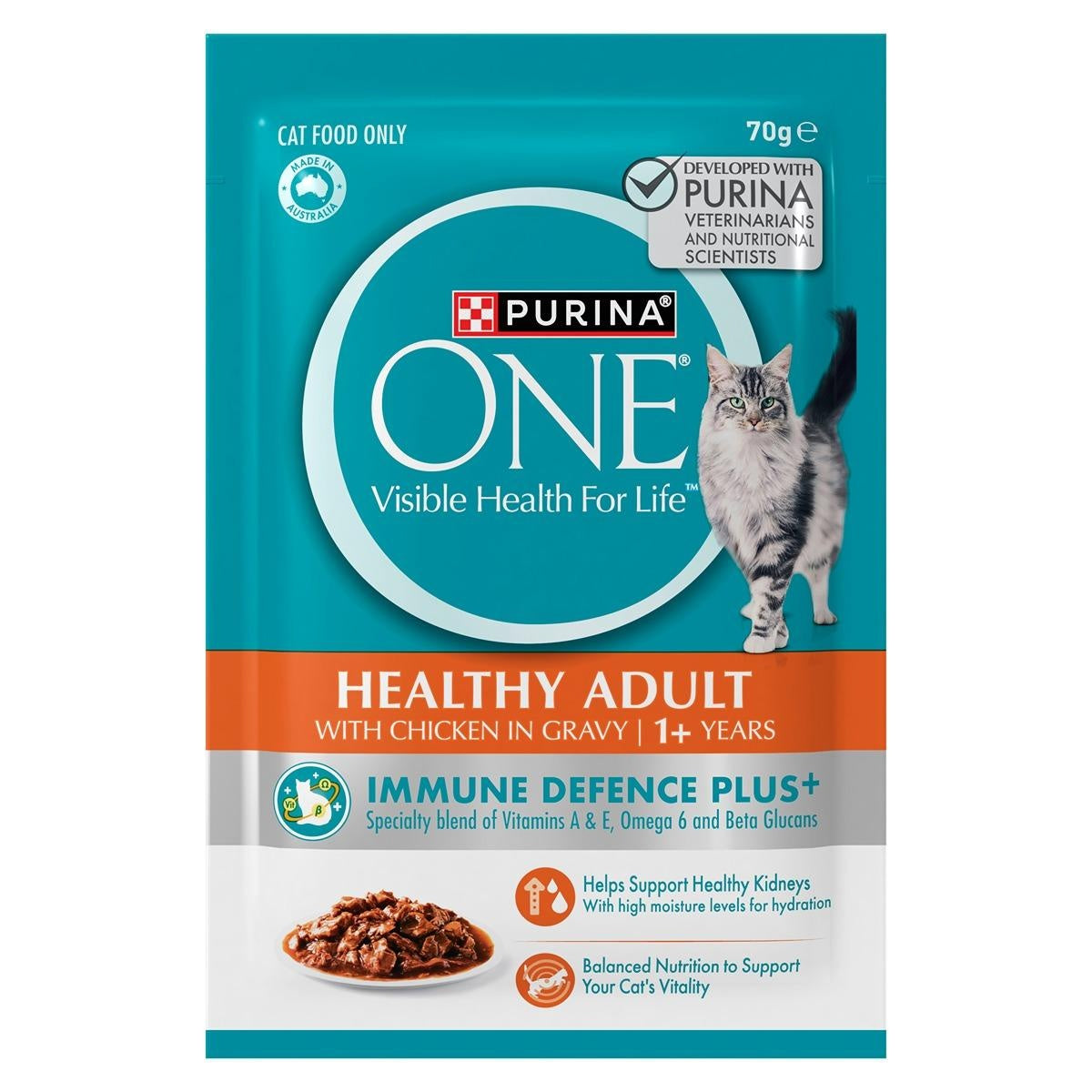 Purina One Adult Chicken Wet Cat Food