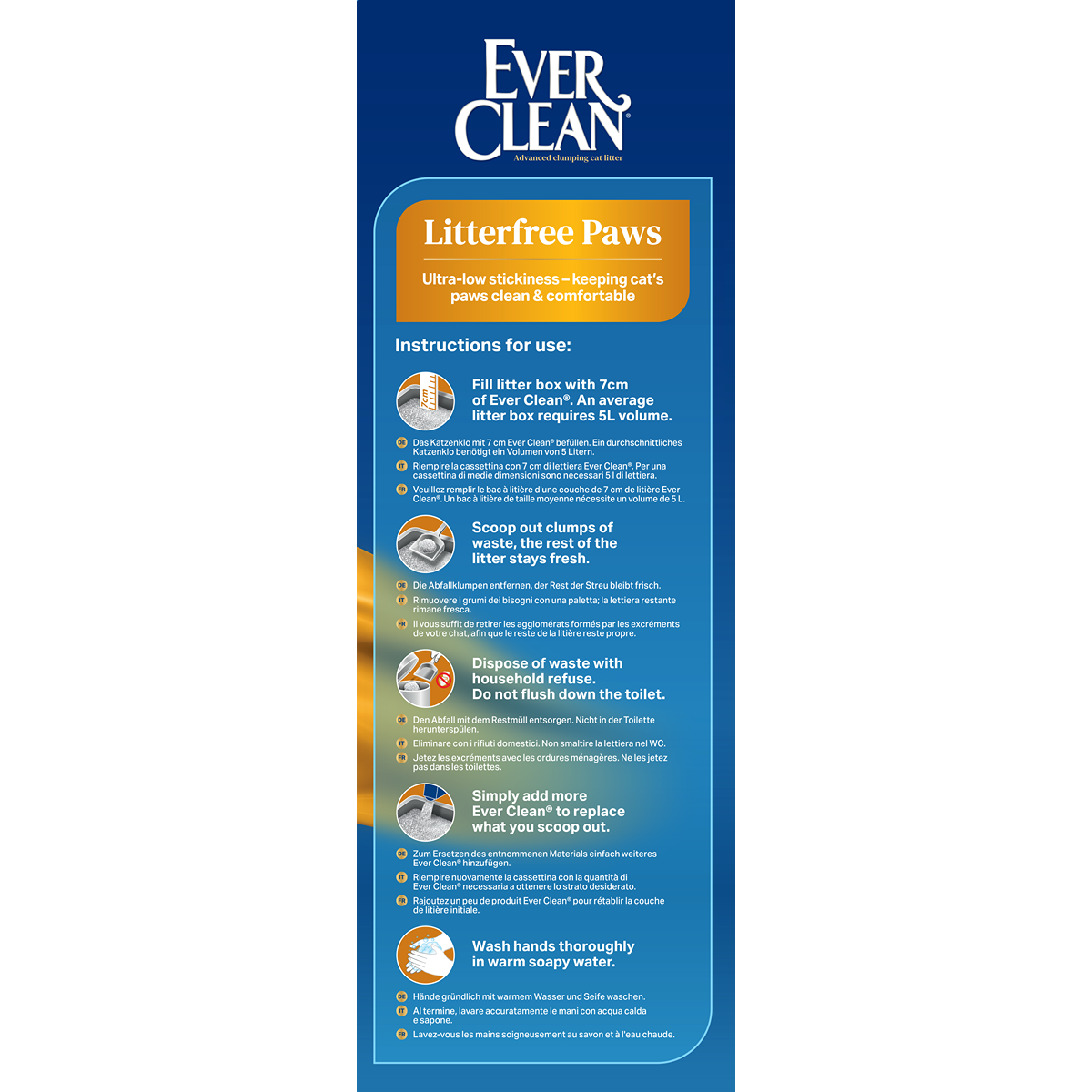 Ever Clean Litterfree Paws Scented Clumping Cat Litter