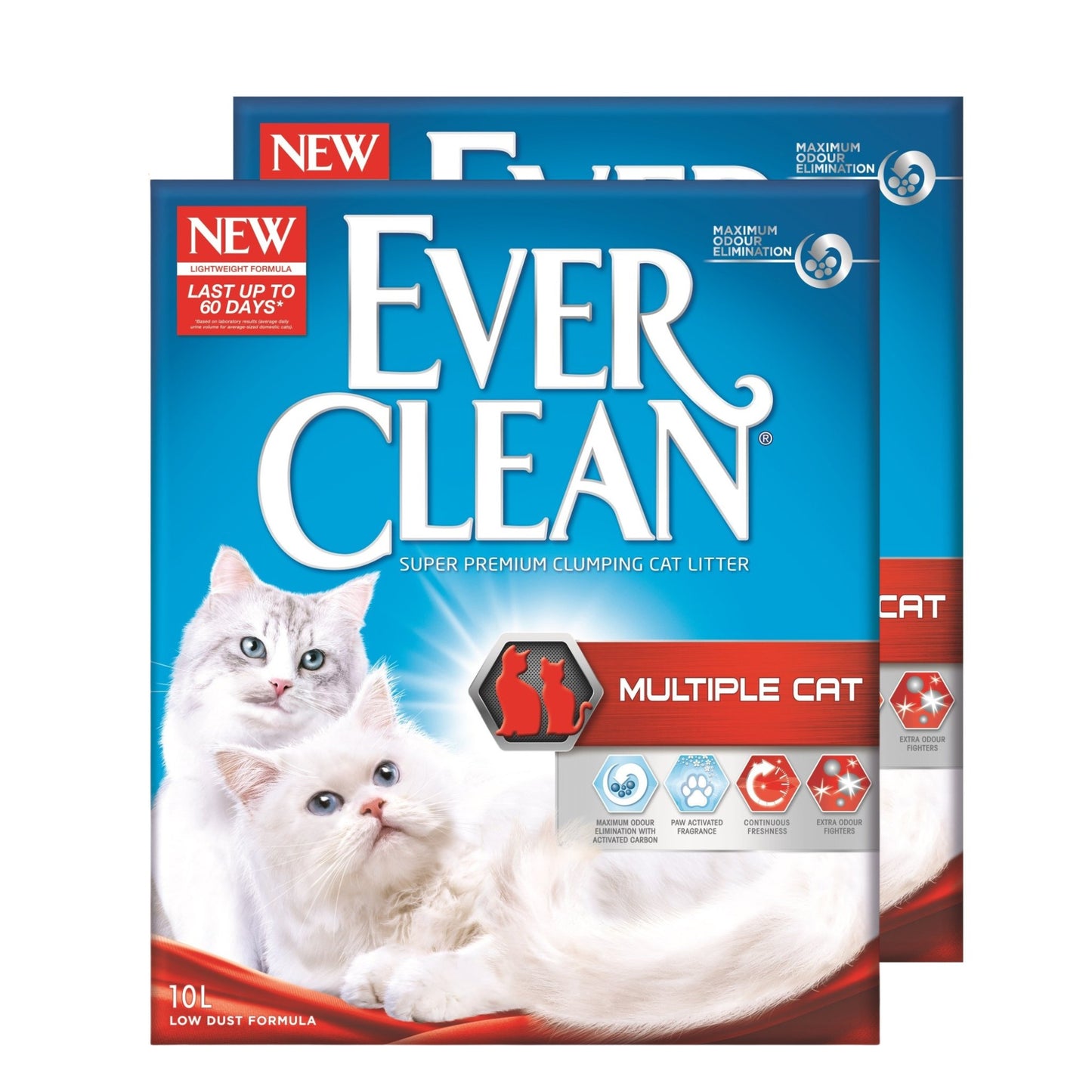 Ever Clean Multiple Cat Scented Extra Strong Clumping Cat Litter 10L