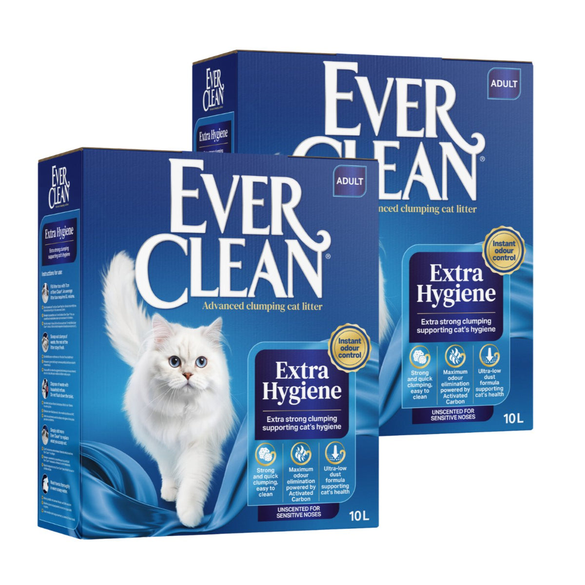 Ever Clean Adult Extra Hygiene Unscented Clumping Cat Litter