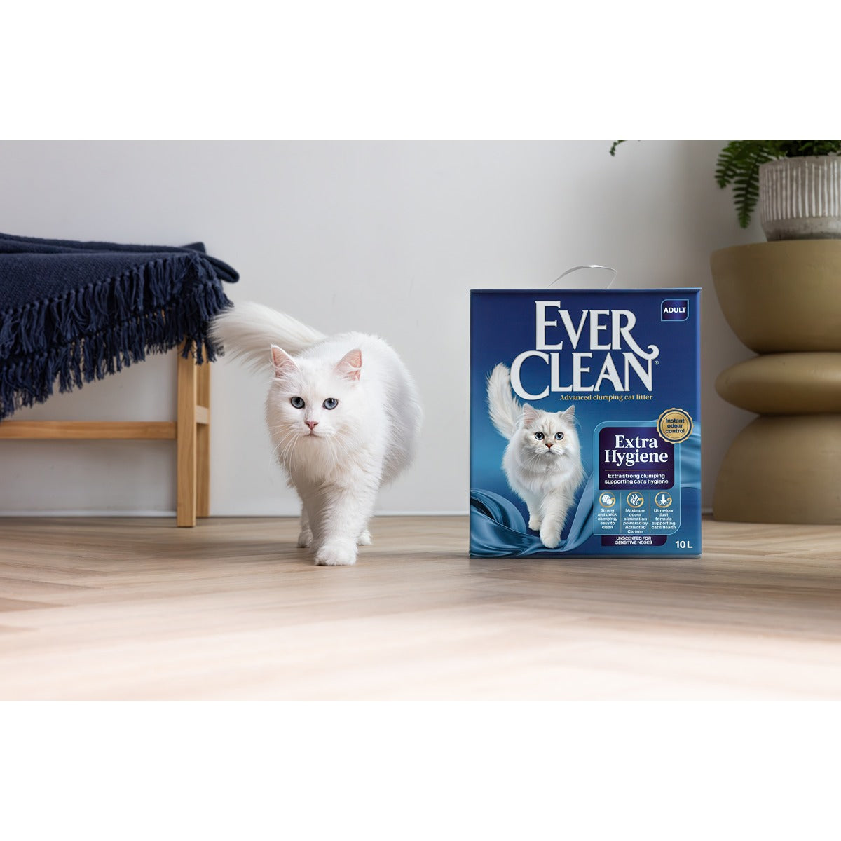 Ever Clean Adult Extra Hygiene Unscented Clumping Cat Litter