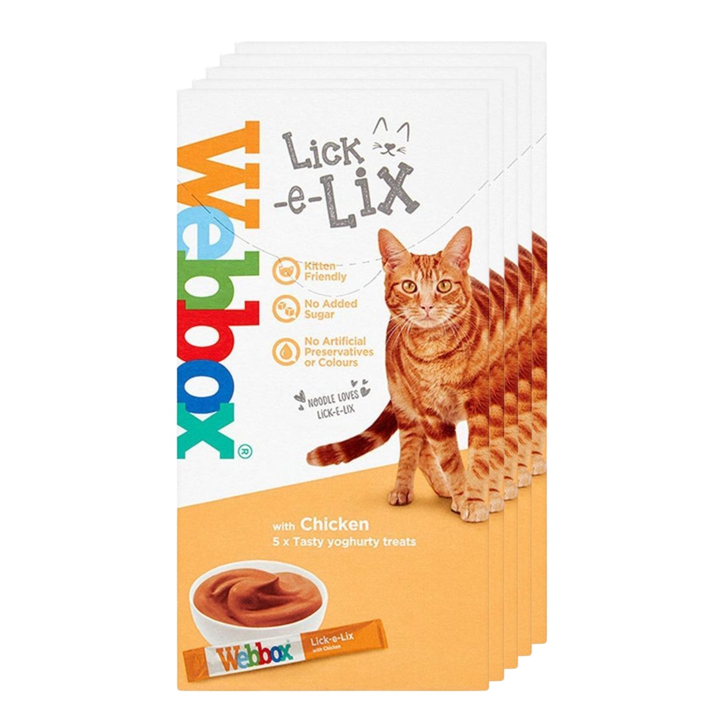 Webbox Lick-E-Lix Chicken Puree Cat Treat
