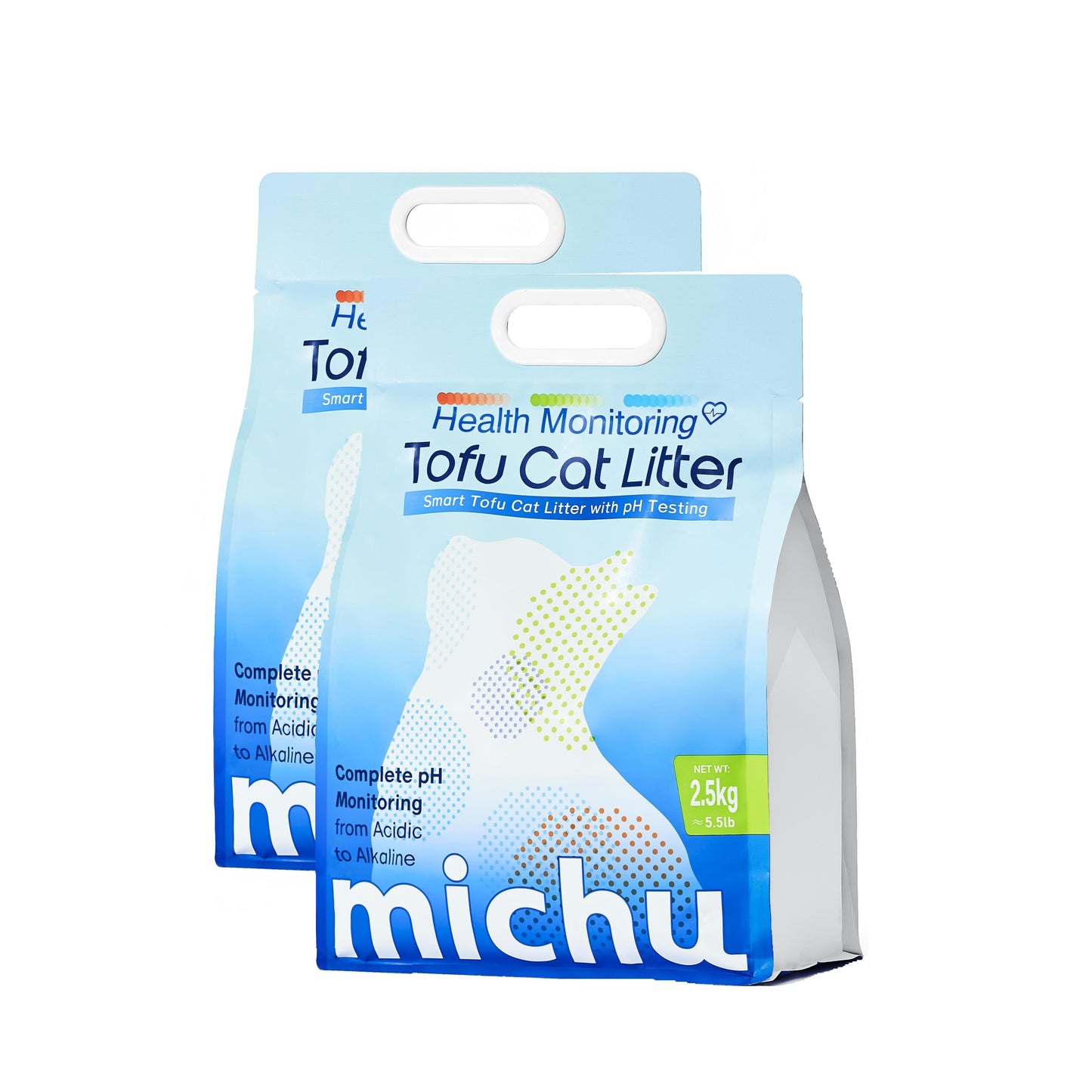Michu Health Monitoring Tofu Clumping Cat Litter