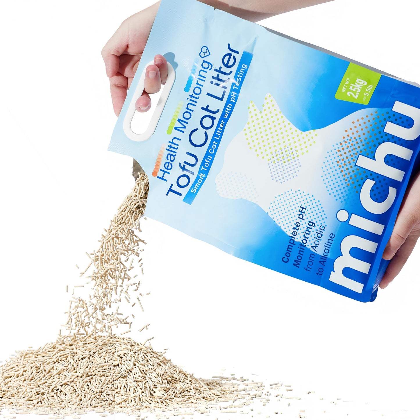 Michu Health Monitoring Tofu Clumping Cat Litter