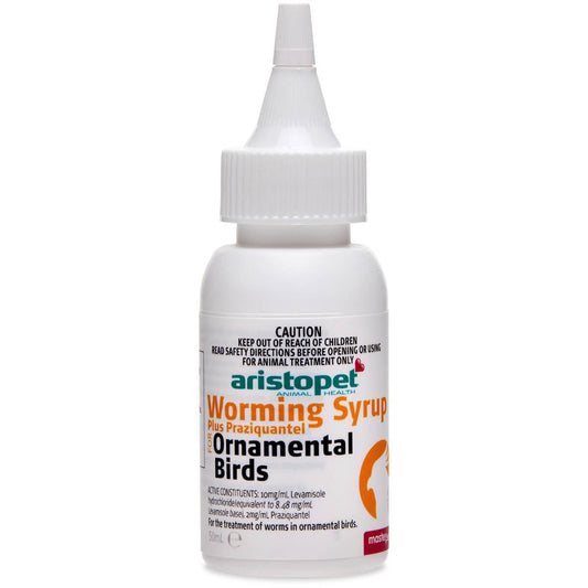 Aristopet Worming Syrup for Ornamental Birds Plus Praziquantel