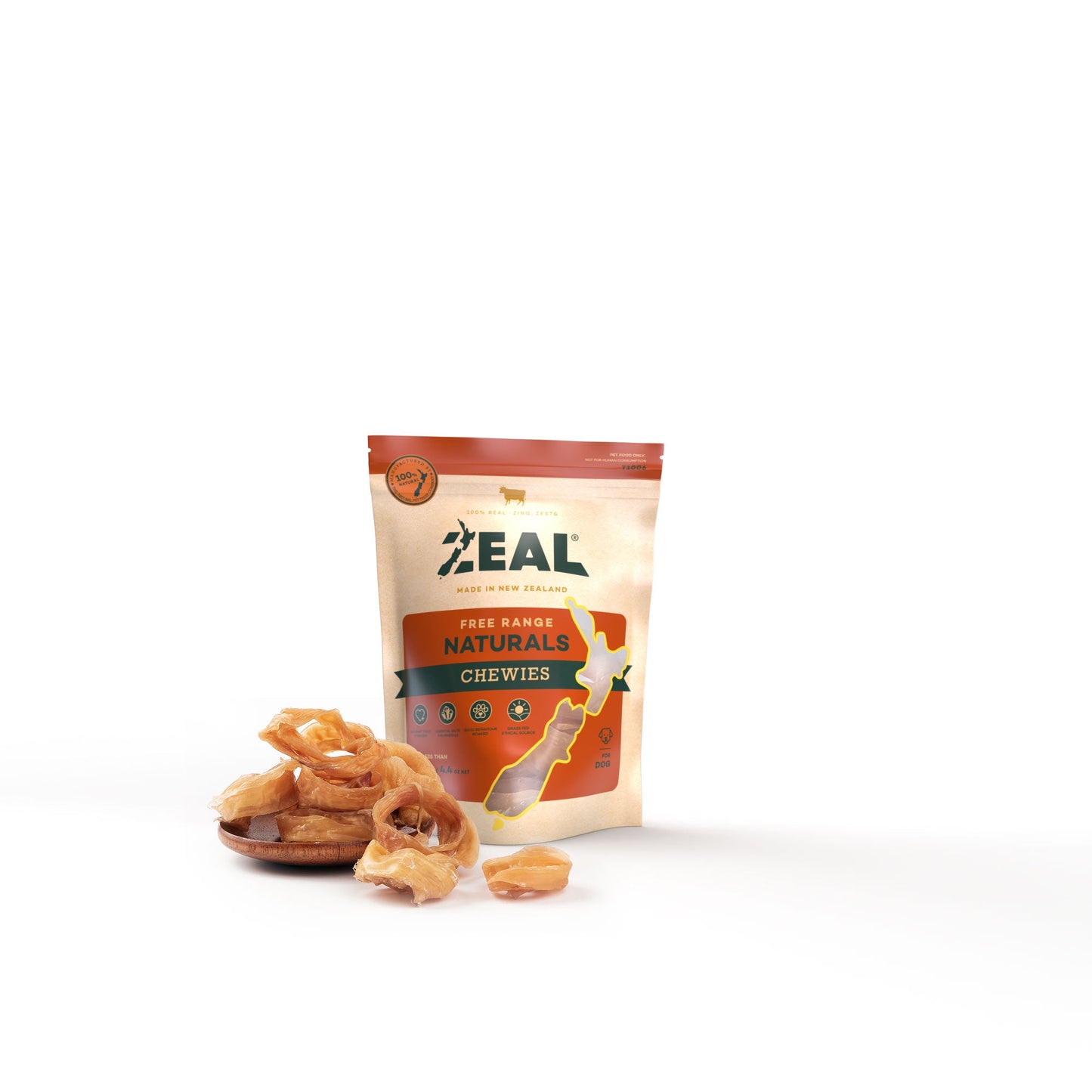 Zeal Free Range Naturals Chewies Dog Treats 125G