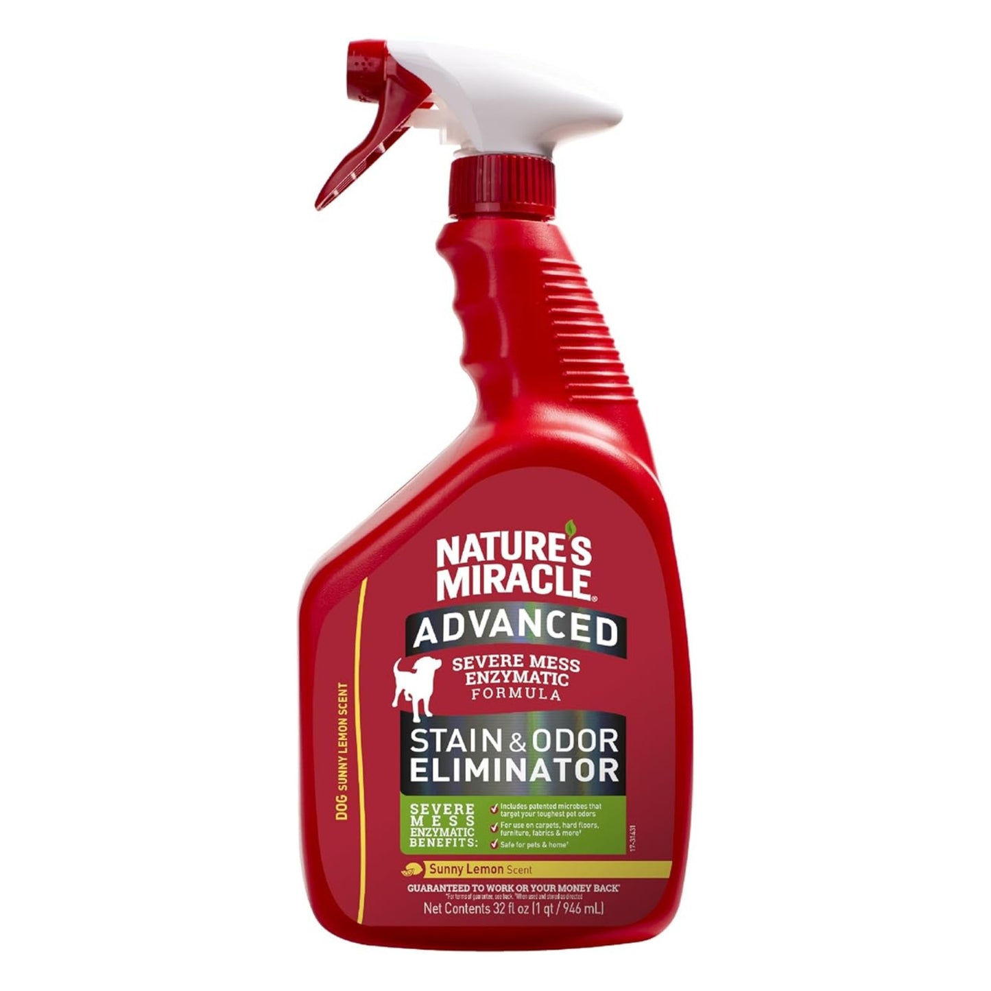 Nature's Miracle Advanced Formula Dog Stain & Odour Remover Sunny Lemon Scent