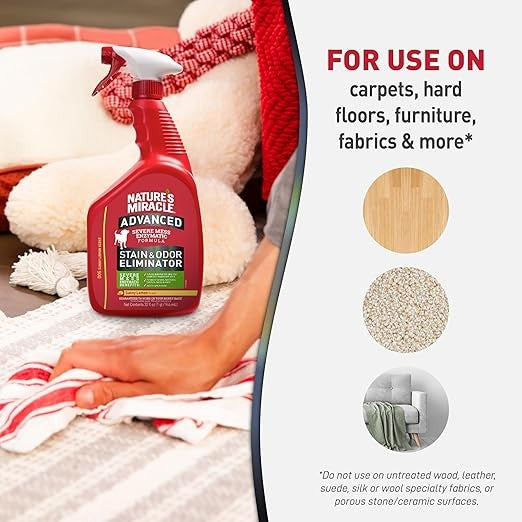 Nature's Miracle Advanced Formula Dog Stain & Odour Remover Sunny Lemon Scent