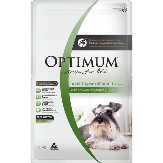 Optimum Small Breed Adult Chicken, Vegetables & Rice Dry Dog Food