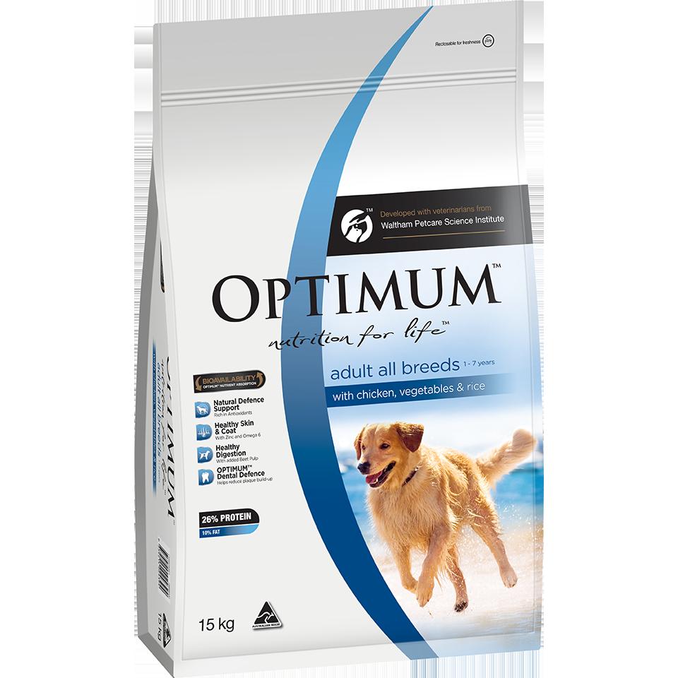 Optimum Adult Chicken, Vegetables & Rice Dry Dog Food