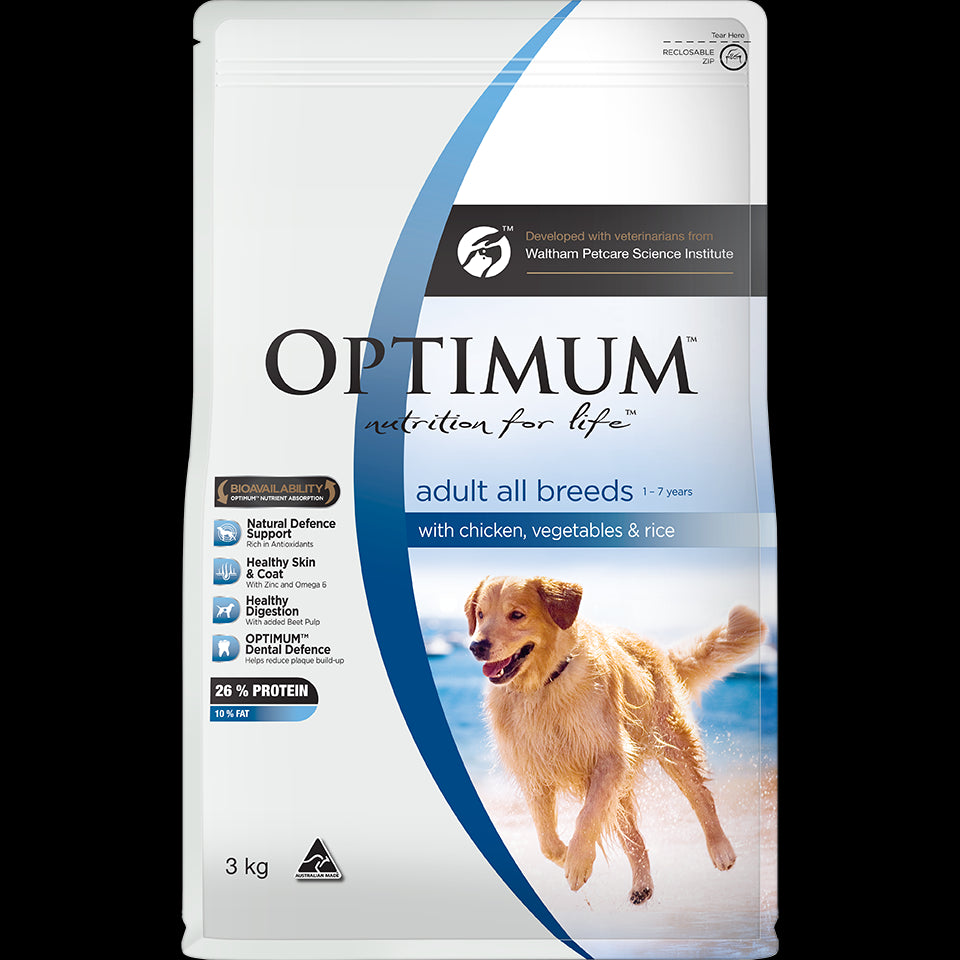 Optimum Adult Chicken, Vegetables & Rice Dry Dog Food