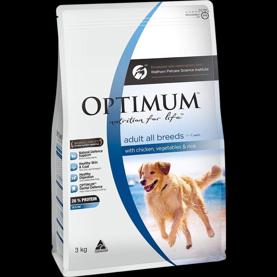 Optimum Adult Chicken, Vegetables & Rice Dry Dog Food