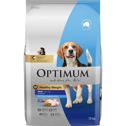 Optimum Healthy Weight Adult Chicken, Vegetable & Rice Dry Dog Food 13kg