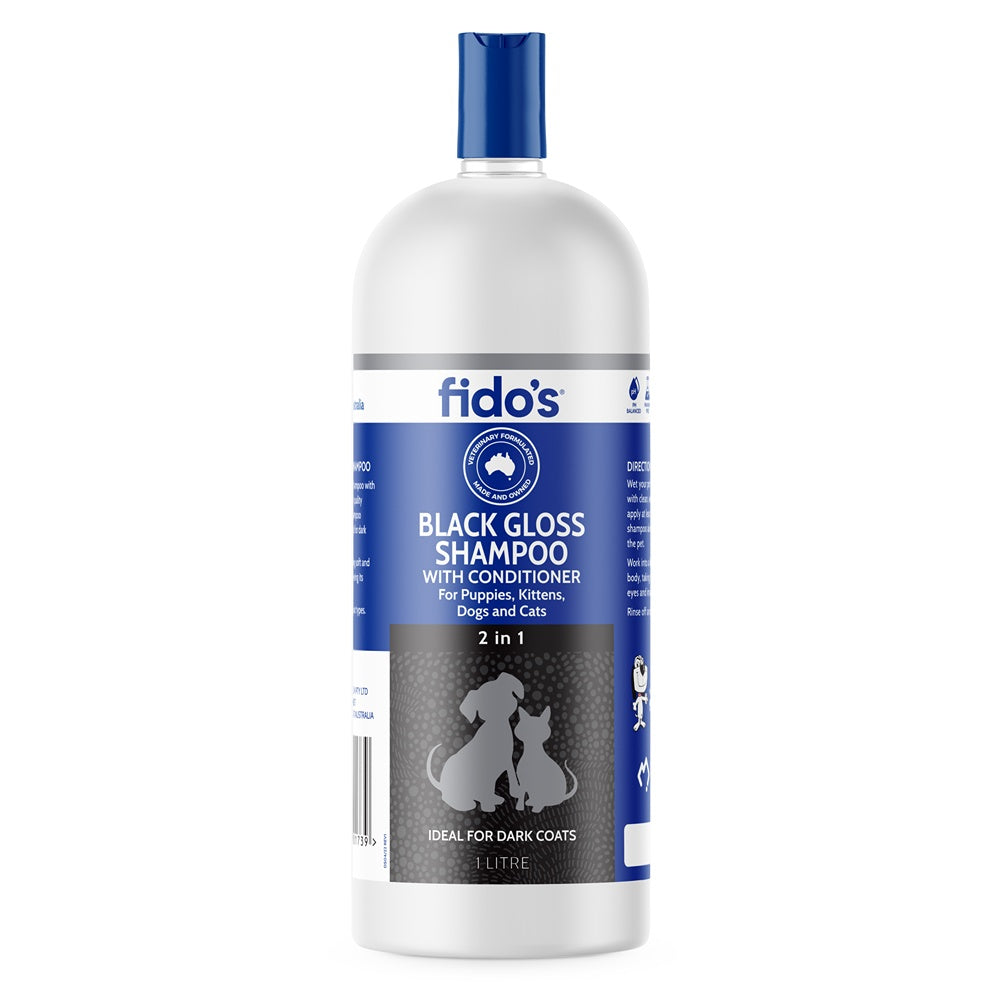Fido's Black Gloss Shampoo 1L