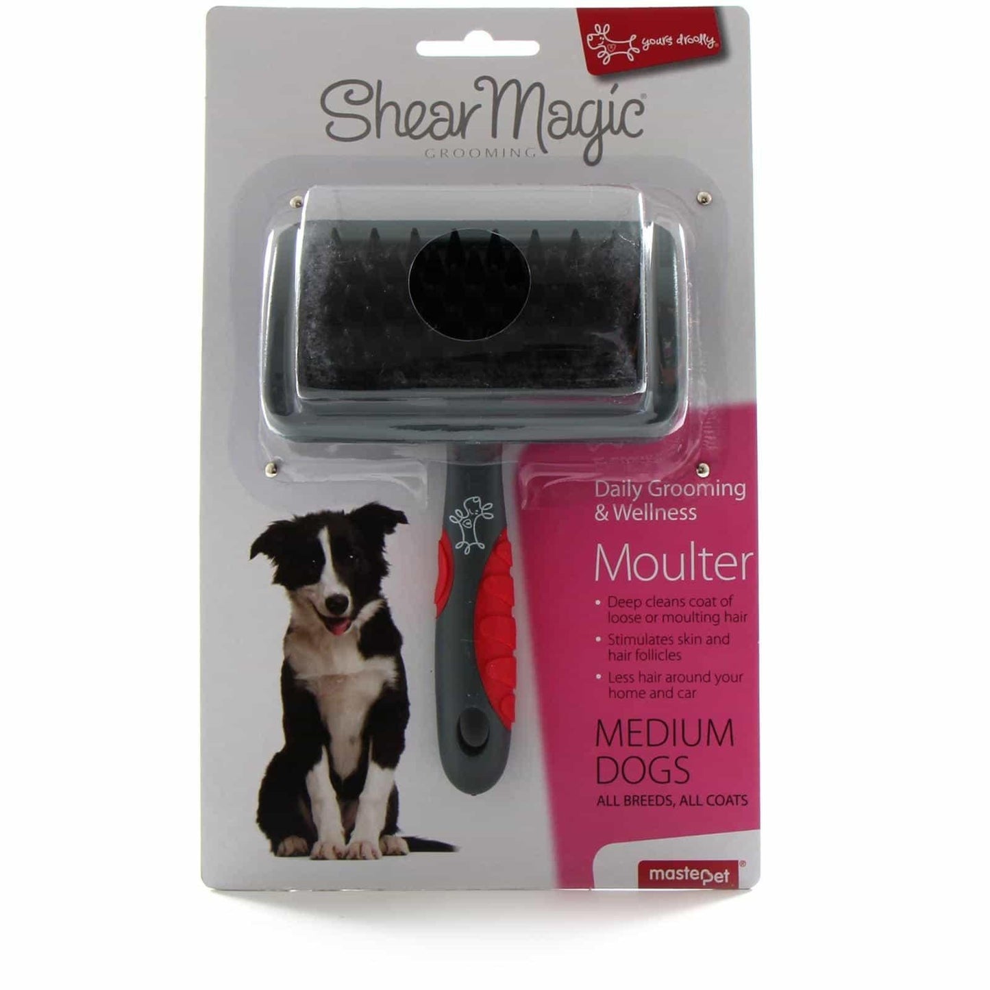 Yours Droolly Shear Magic Moult Brush Medium