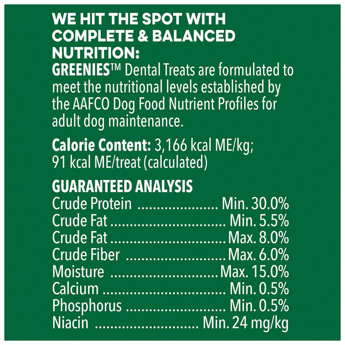Greenies Regular Dental Chews For Medium Dogs Treats