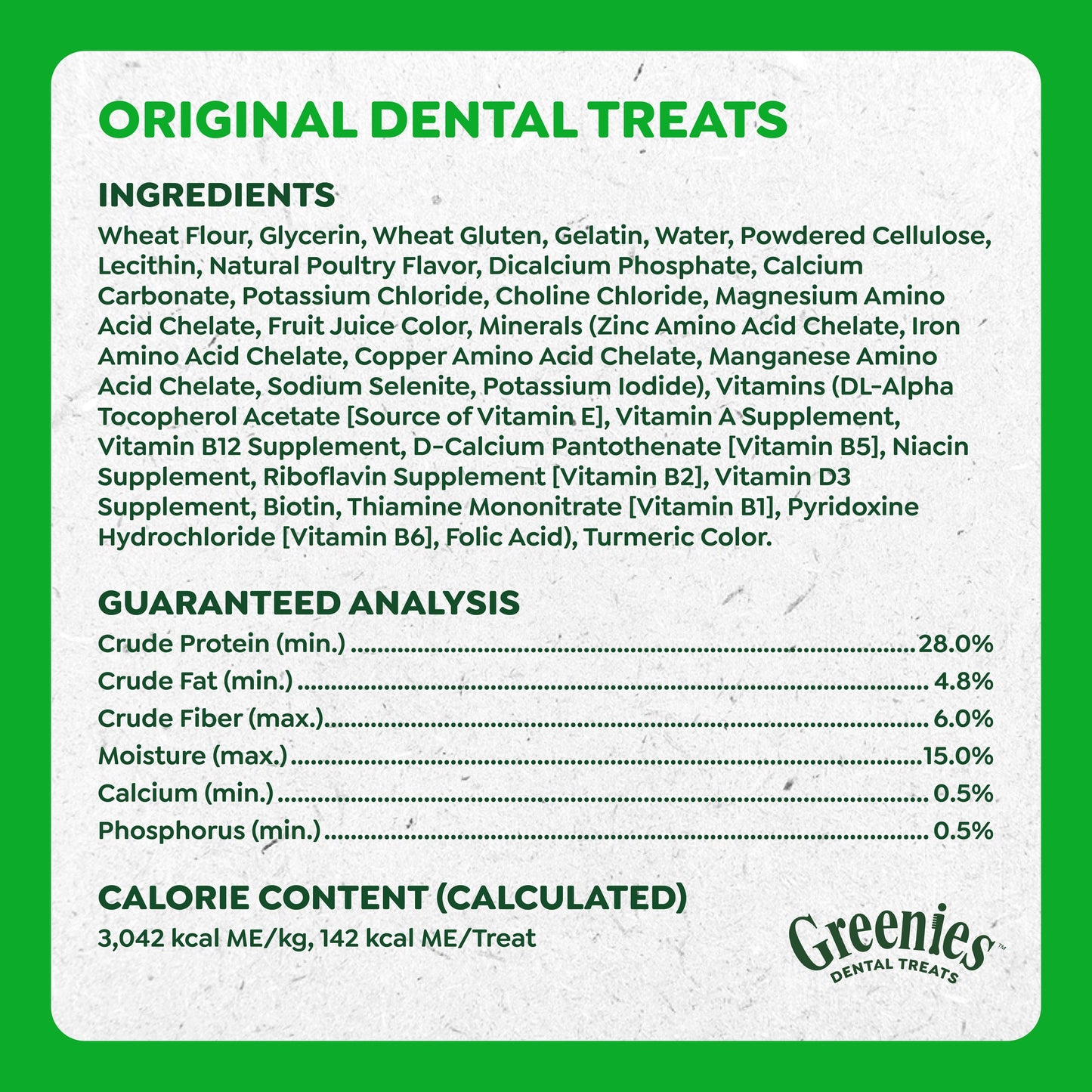 Greenies Large Breed Dental Care Dog Treats Pack 340g