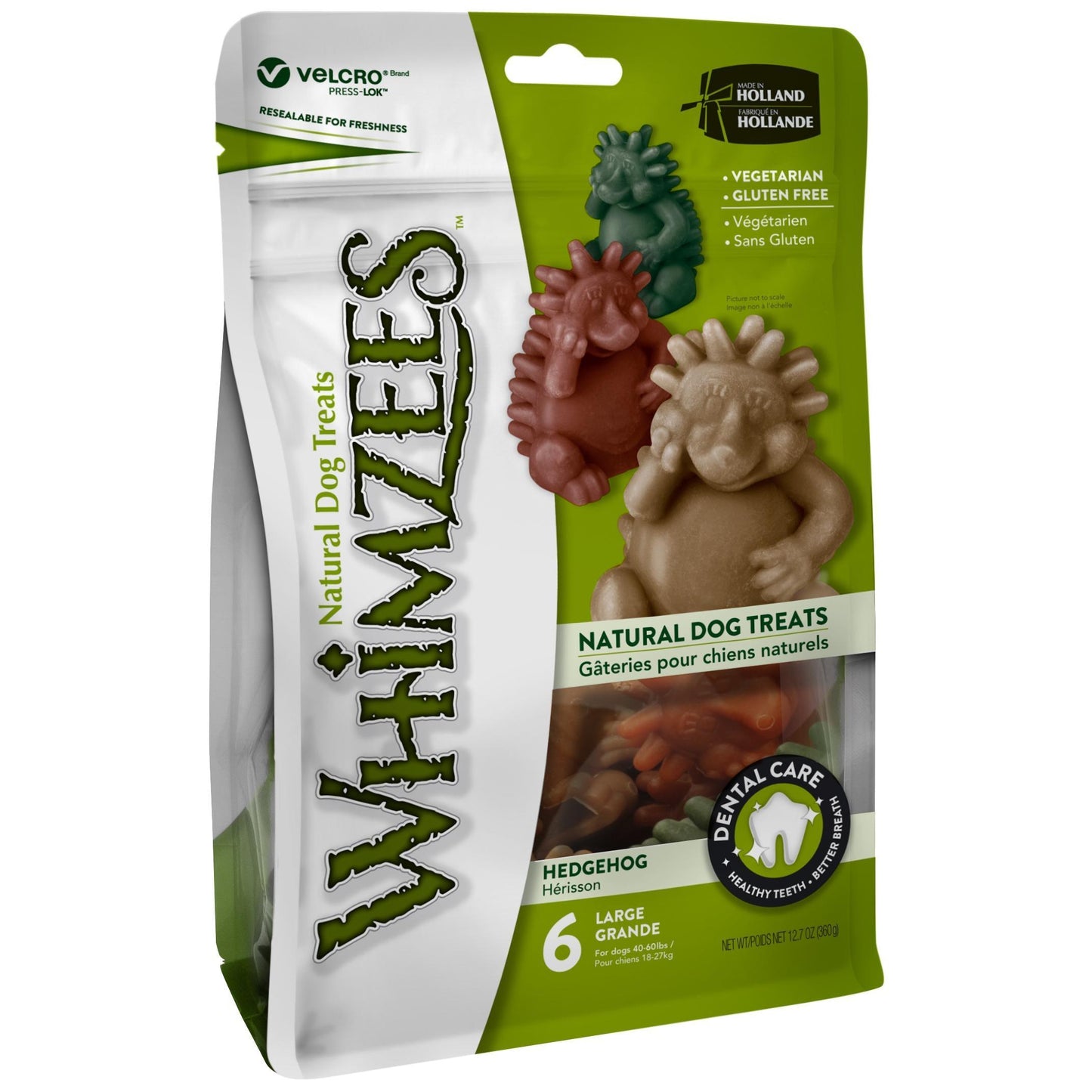 Whimzees Large Hedgehog Dental Dog Treats