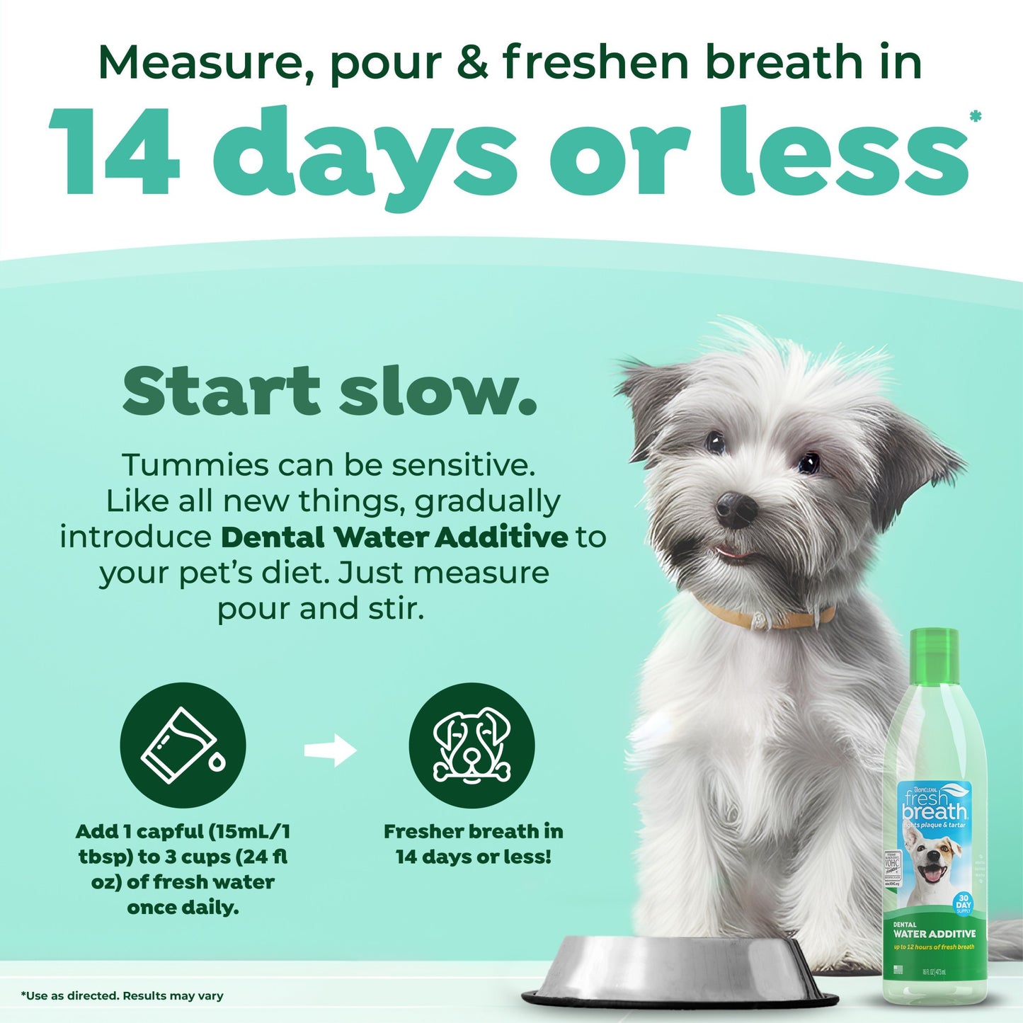 TropiClean Fresh Breath Dental Health Solution for Dogs