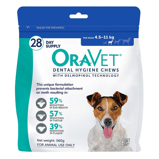 OraVet Dental Hygiene Chew For Small Dogs 4.5-11kg