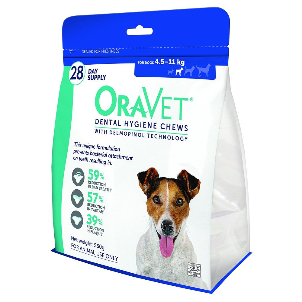 OraVet Dental Hygiene Chew For Small Dogs 4.5-11kg