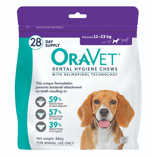 OraVet Dental Hygiene Chew For Medium Dogs 11-23kg