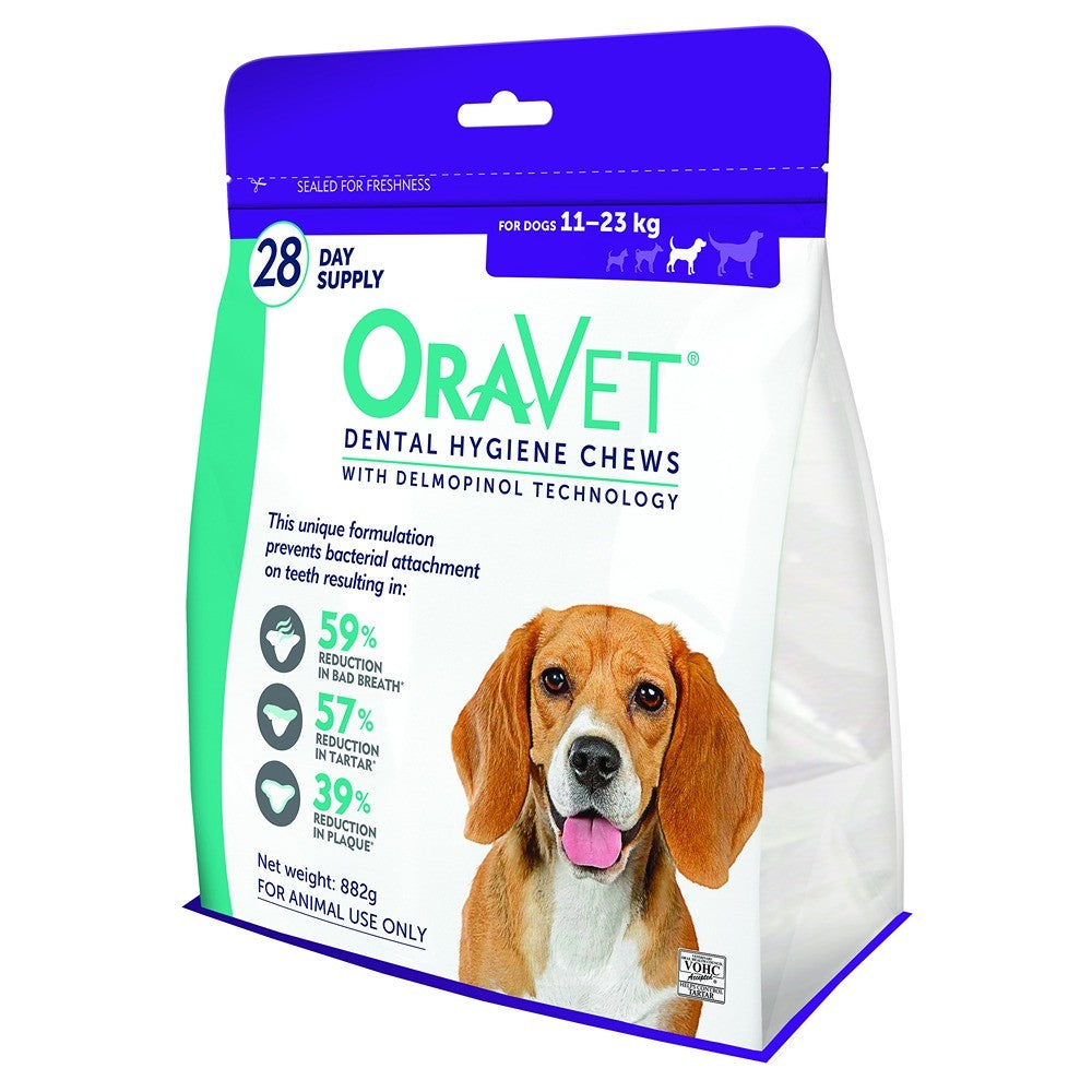 OraVet Dental Hygiene Chew For Medium Dogs 11-23kg