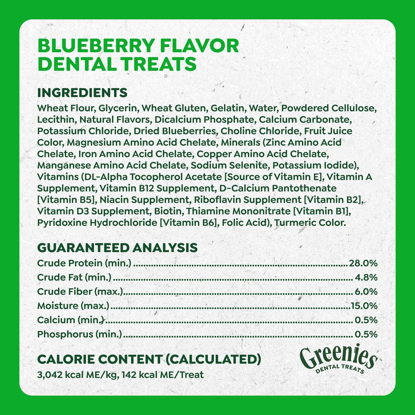 Greenies Blueberry Large Dental Chews Dog Treats 340g